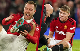 Erikson and Hojland join the list of injuries at Manchester United
