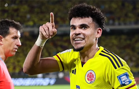 دياز يقود كولومبيا إلى فوز تاريخي على البرازيل 